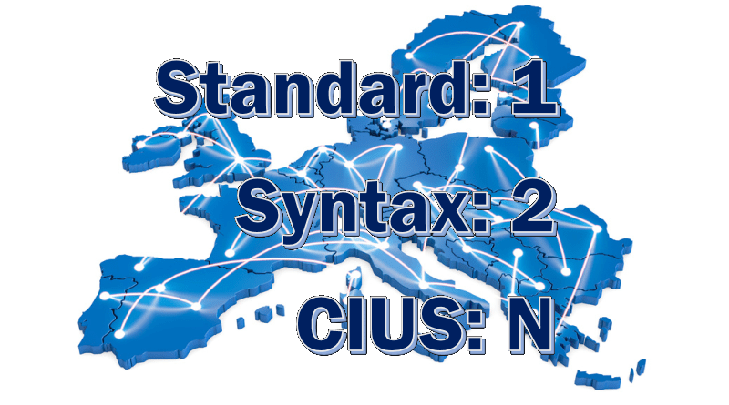 eFacture et EN16931: 1 standard, 2 syntaxes, nombreux CIUS
